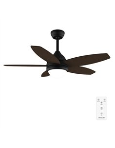 Cecotec EnergySilence Aero 4200 BlackDarkWood Ventilador de Techo 40W LED y Mando