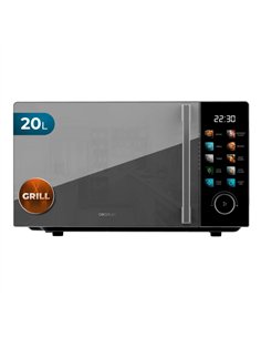 Cecotec ProClean 6130 Black Microondas 23L 900W Grill 1000W Pantalla a Color Negro