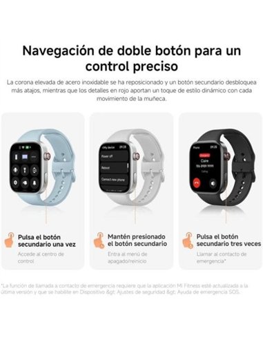 Xiaomi Redmi Watch 6 GPS Bluetooth 5ATM Smartwatch Negro