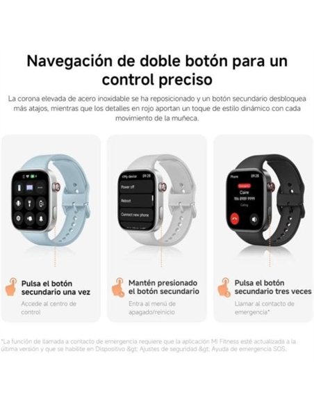 Xiaomi Redmi Watch 6 GPS Bluetooth 5ATM Smartwatch Negro
