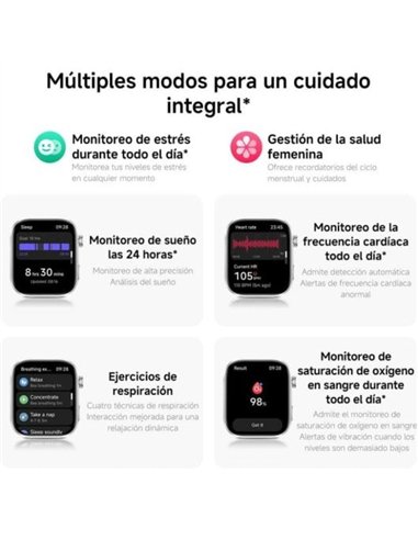Xiaomi Redmi Watch 6 GPS Bluetooth 5ATM Smartwatch Negro