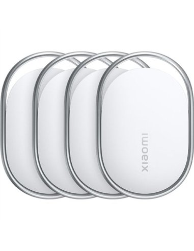 Xiaomi Tag Pack 4 Localizadores Bluetooth 5.4 NFC IP67 Blanco