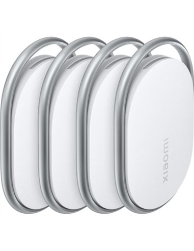 Xiaomi Tag Pack 4 Localizadores Bluetooth 5.4 NFC IP67 Blanco