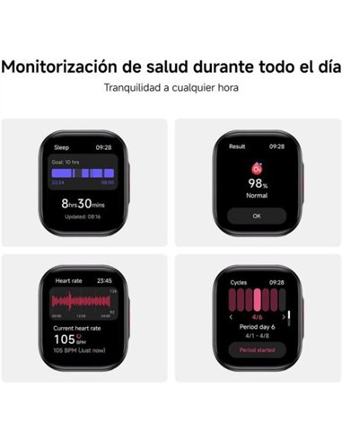 Xiaomi Redmi Watch 6 Lite Bluetooth GPS Negro Smartwatch