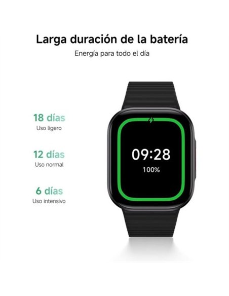 Xiaomi Redmi Watch 6 Lite Bluetooth GPS Negro Smartwatch