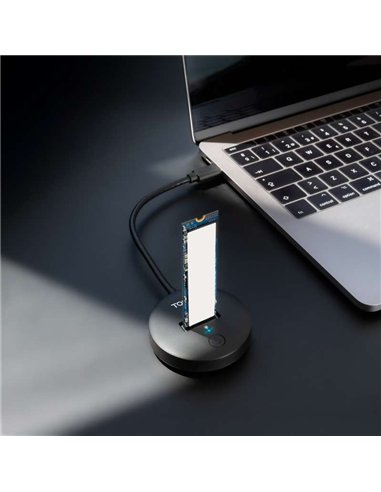 TooQ TQDS-100B Docking Station USB 3.0 para HDD/SSD SATA 2.5"/3.5"