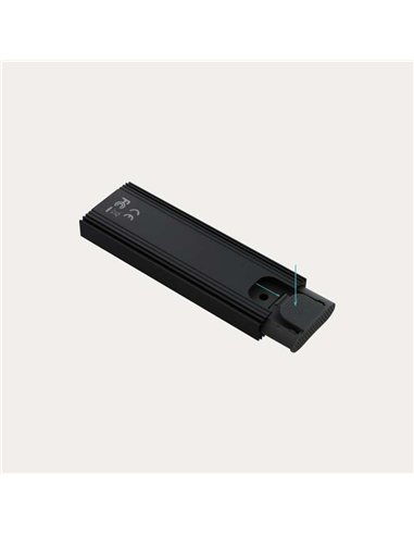 TooQ TQE-2230B Caja Externa SSD M.2 NVMe PCIe USB-C 3.1 Gen 2 10Gbps hasta 8TB Negro