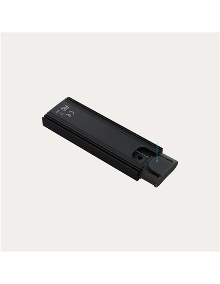 TooQ TQE-2230B Caja Externa SSD M.2 NVMe PCIe USB-C 3.1 Gen 2 10Gbps hasta 8TB Negro
