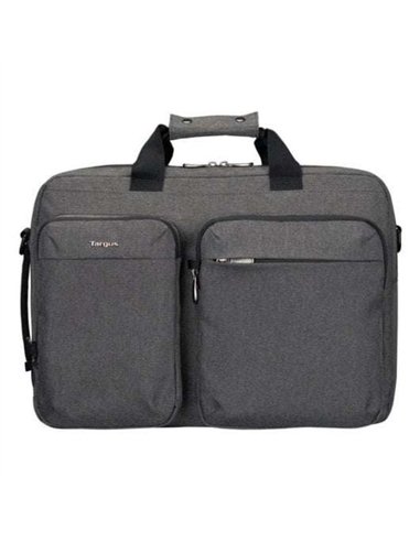 Targus TBT94304GL Mochila Maletín Híbrida 2 en 1 para Portátil hasta 16" Gris