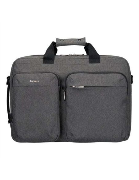 Targus TBT94304GL Mochila Maletín Híbrida 2 en 1 para Portátil hasta 16" Gris