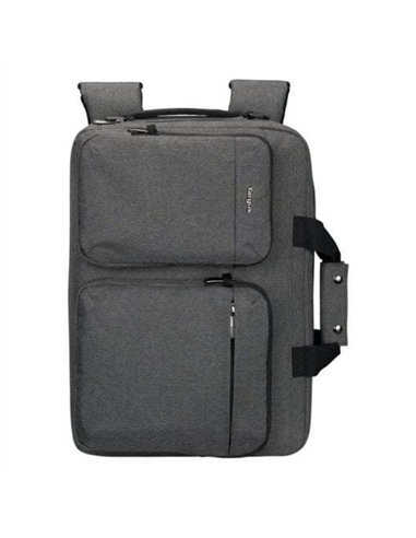 Targus TBT94304GL Mochila Maletín Híbrida 2 en 1 para Portátil hasta 16" Gris