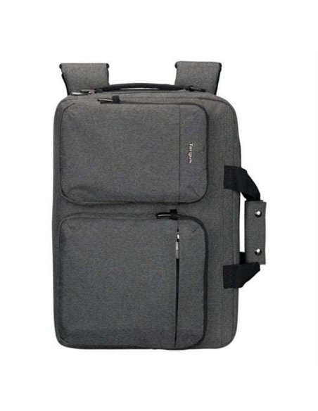 Targus TBT94304GL Mochila Maletín Híbrida 2 en 1 para Portátil hasta 16" Gris