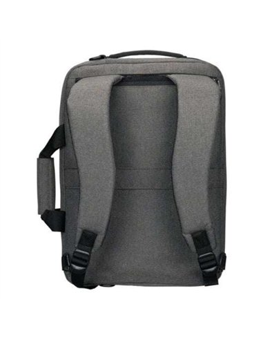Targus TBT94304GL Mochila Maletín Híbrida 2 en 1 para Portátil hasta 16" Gris