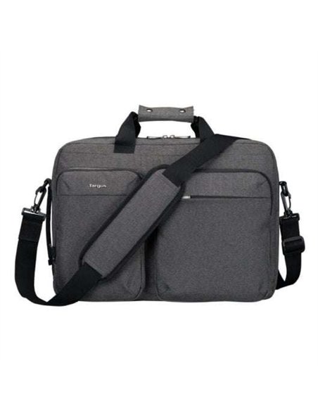 Targus TBT94304GL Mochila Maletín Híbrida 2 en 1 para Portátil hasta 16" Gris