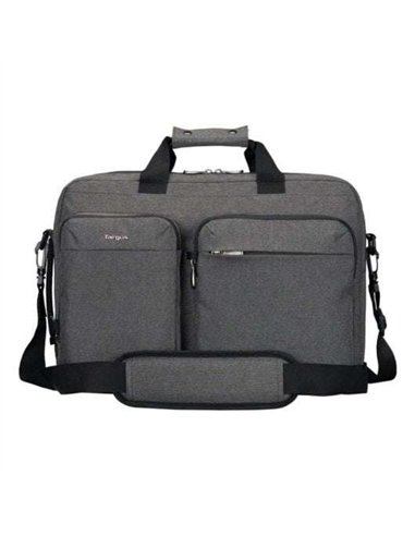 Targus TBT94304GL Mochila Maletín Híbrida 2 en 1 para Portátil hasta 16" Gris