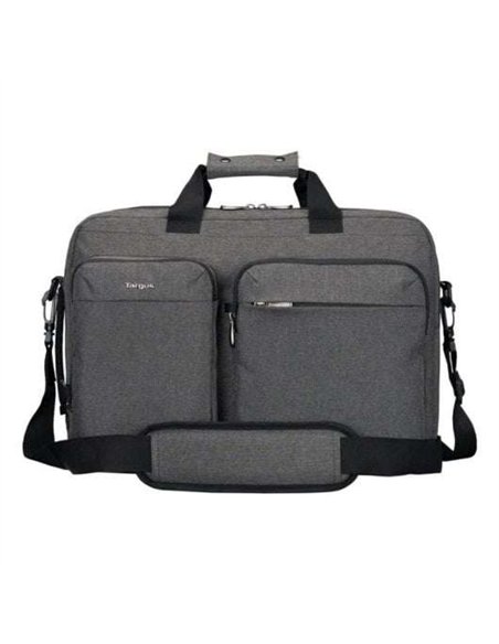 Targus TBT94304GL Mochila Maletín Híbrida 2 en 1 para Portátil hasta 16" Gris