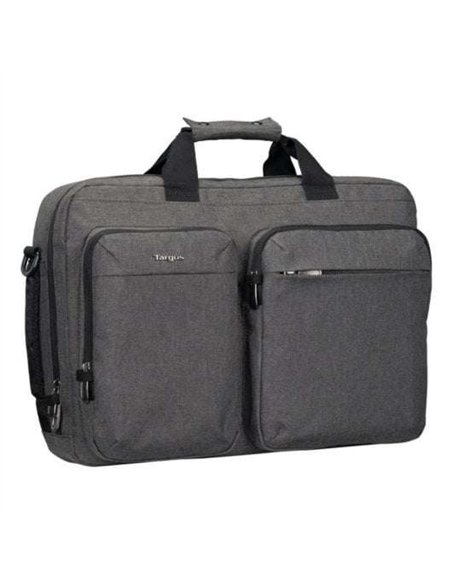 Targus TBT94304GL Mochila Maletín Híbrida 2 en 1 para Portátil hasta 16" Gris