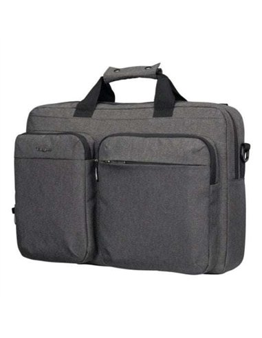 Targus TBT94304GL Mochila Maletín Híbrida 2 en 1 para Portátil hasta 16" Gris