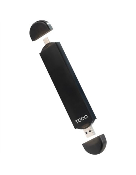 TooQ TQE-2240B Caja Externa SSD M.2 SATA NGFF/NVMe PCIe USB-C 3.2 Gen 2 10Gbps Negro