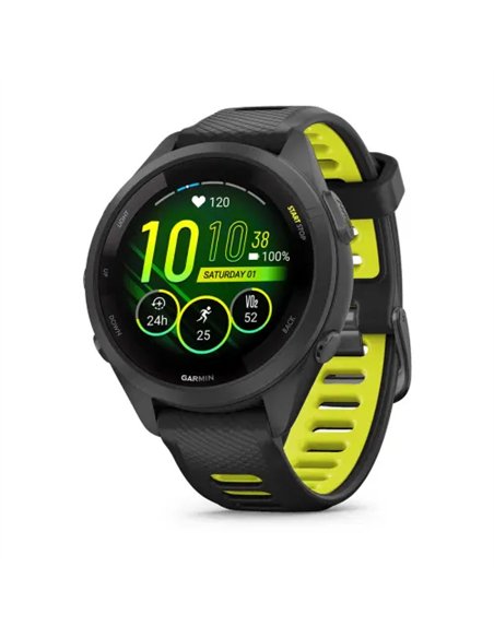 Garmin Forerunner 265S Smartwatch GPS 42mm AMOLED Negro/Amarillo