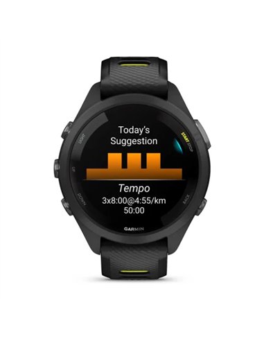 Garmin Forerunner 265S Smartwatch GPS 42mm AMOLED Negro/Amarillo
