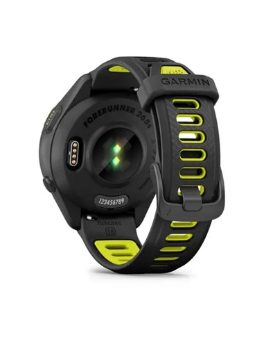 Garmin Forerunner 265S Smartwatch GPS 42mm AMOLED Negro/Amarillo