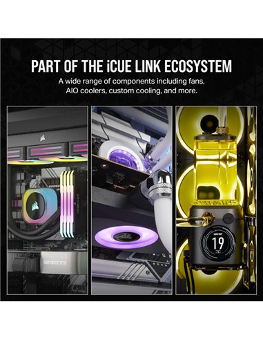 Corsair iCUE LINK RX120 Ventilador 120mm PWM Negro