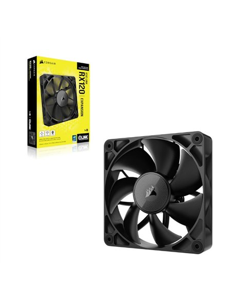 Corsair iCUE LINK RX120 Ventilador 120mm PWM Negro