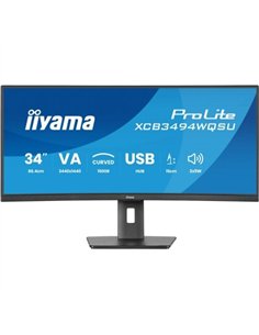iiyama ProLite XCB3494WQSU-B1 34" LED VA UWQHD 120Hz Monitor Curvo