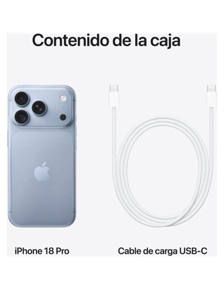 Apple iPhone 18 Pro 512GB Azul Glacial