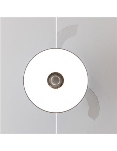 Cecotec EnergySilence Aero 4360 Invisible Sound Ventilador de Techo 35W LED 22W Bluetooth Aspas Retráctiles