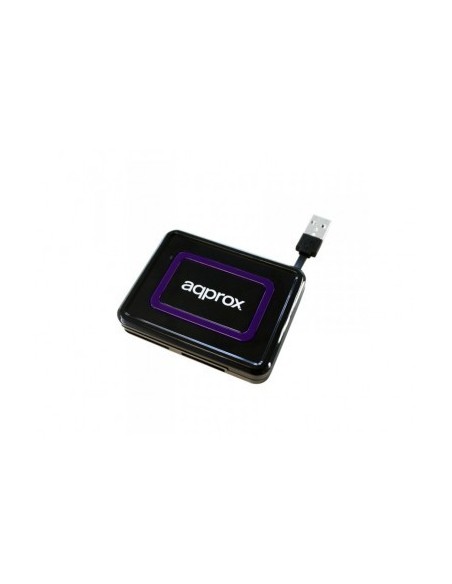 MULTILECTOR EXTERNO USB2.0 APPROX DNI-E NEGRO - miniatura 2