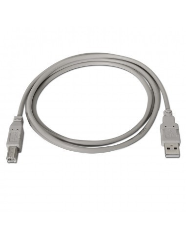 AISENS USB 2.0 Druckerkabel 1.8 M – Typ A Auf Typ B, Schwarz, Hochgeschirmt Für HP, Epson, Brother, Canon
