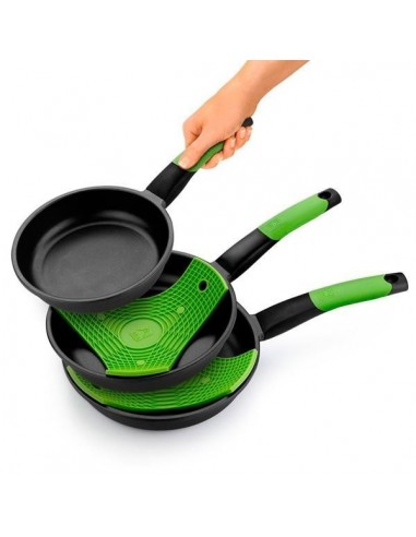 Bra Safe Verde - Silicona Alta Calidad (Salvamanteles Imantado / Manopla / Protector De Sartenes) 