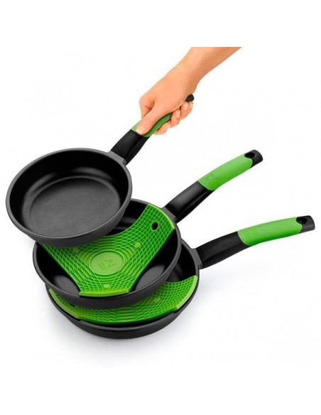 Bra Lote 3 sartenes Prior + 2 Bra Safe A121460 ø18cm ø22cm ø26cm
