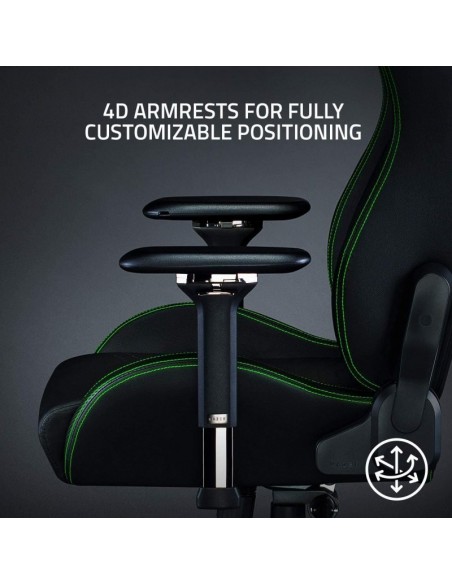 Razer Iskur Silla Gaming Negra/Verde