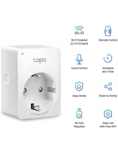TP-Link Tapo P100 Mini Smart Wifi Enchufe Inteligente