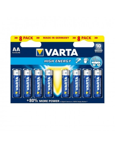 Varta LR06 Pilas AA Pack 8 Longlife Power