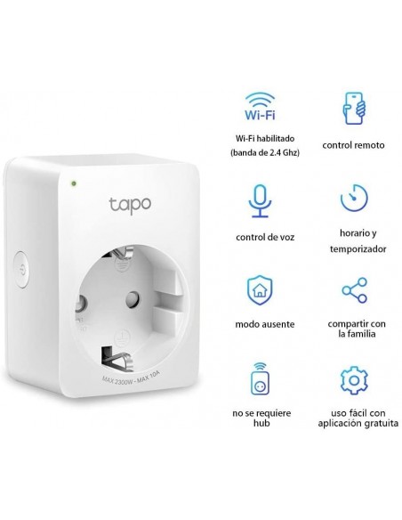 TP-Link Tapo P100 2 Mini Smart Wifi Enchufe Inteligente