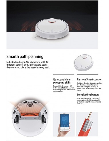 Xiaomi SDJQR02R Vacuum Cleaner Robot Aspirador