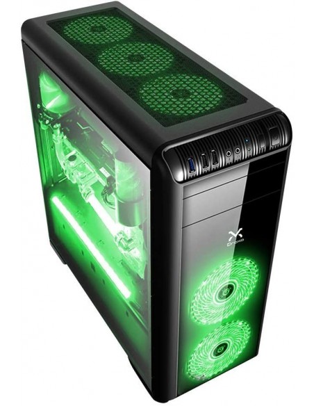 Droxio Hologram USB 3.0 con Ventana Negra Caja ATX