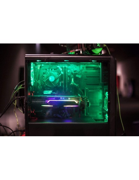 Droxio Hologram USB 3.0 con Ventana Negra Caja ATX