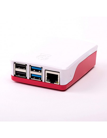 Raspberry Carcasa Blanca/Roja Pi 4