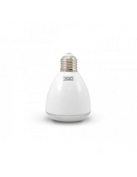 3GO LIG2 Bombilla con Altavoz Bluetooth LED 6W E27 Multicolor
