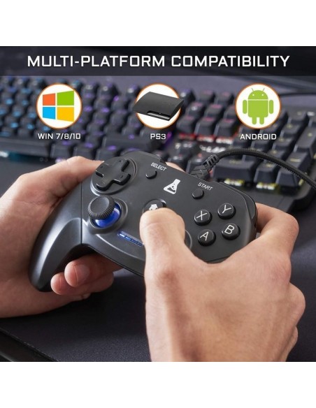 The G-Lab K-Pad Thorium Mando con Vibración para PC/PS3