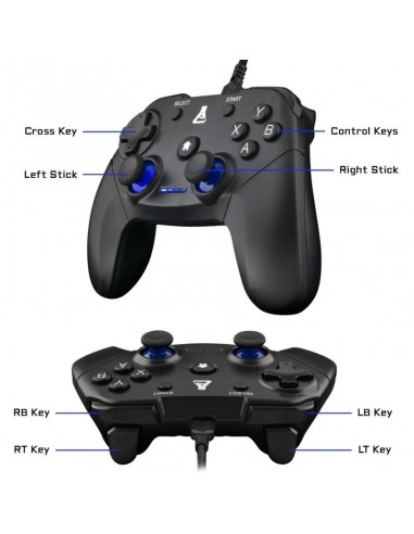 The G-Lab K-Pad Thorium Mando con Vibración para PC/PS3