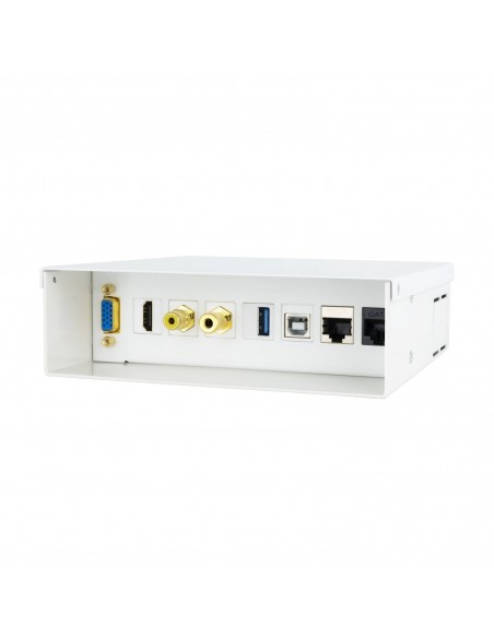 Nanocable Caja de Conexiones Multimedia de Pared VGA/HDMI/Jack3.5/RCA/USB/RJ-45