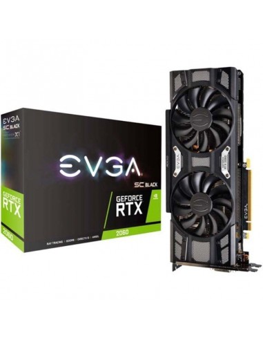 EVGA GeForce RTX 2060 SC Black Gaming 6GB Tarjeta Gráfica