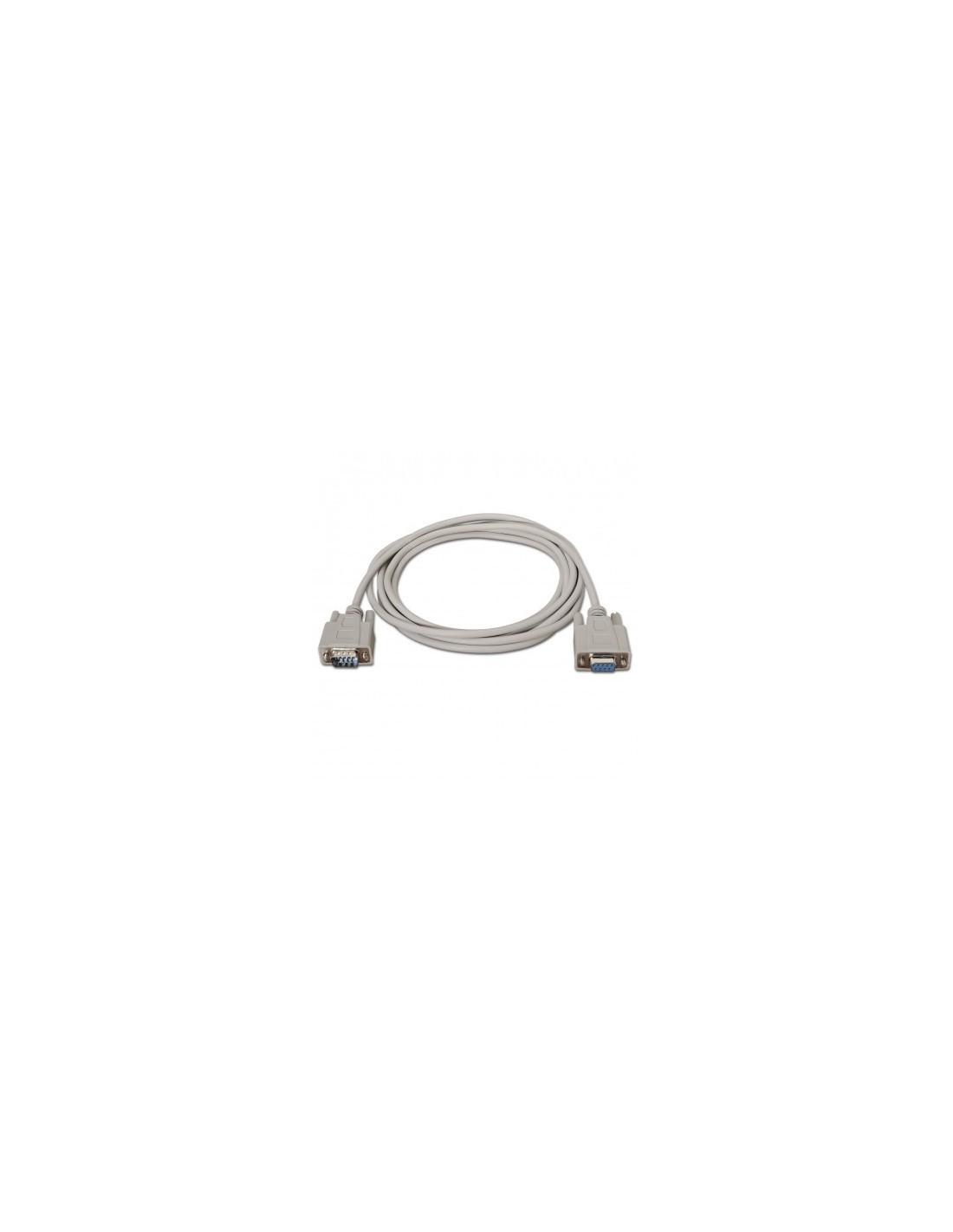 Câble Série RS232 DB9 Mâle-femelle 1,8 M - Pour Imprimante, Communication Série, Beige