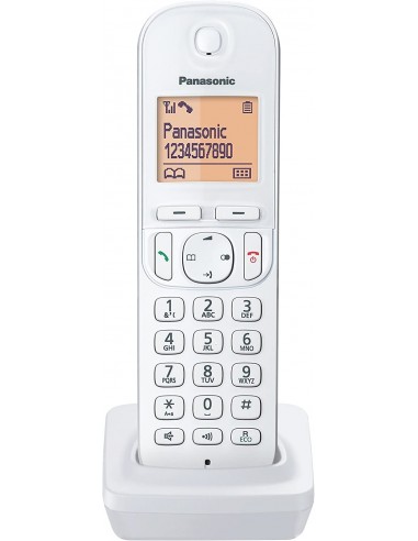 Panasonic KX-TGC212JT1 Dúo Teléfono Inalámbrico Negro/Blanco